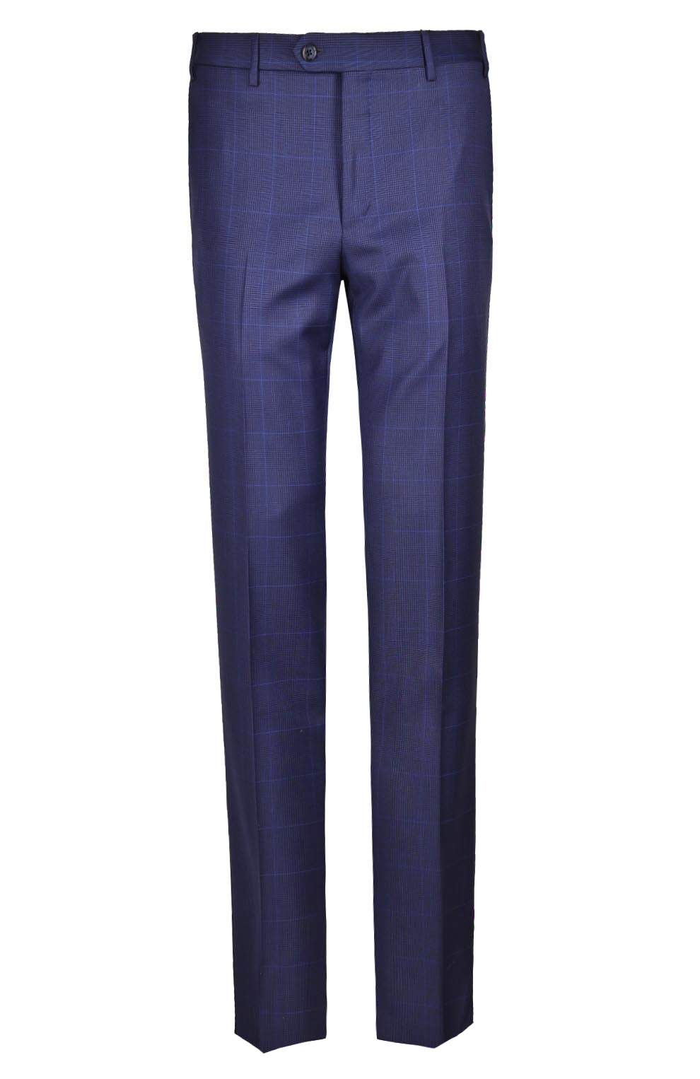 Шерстяные брюки в клетку