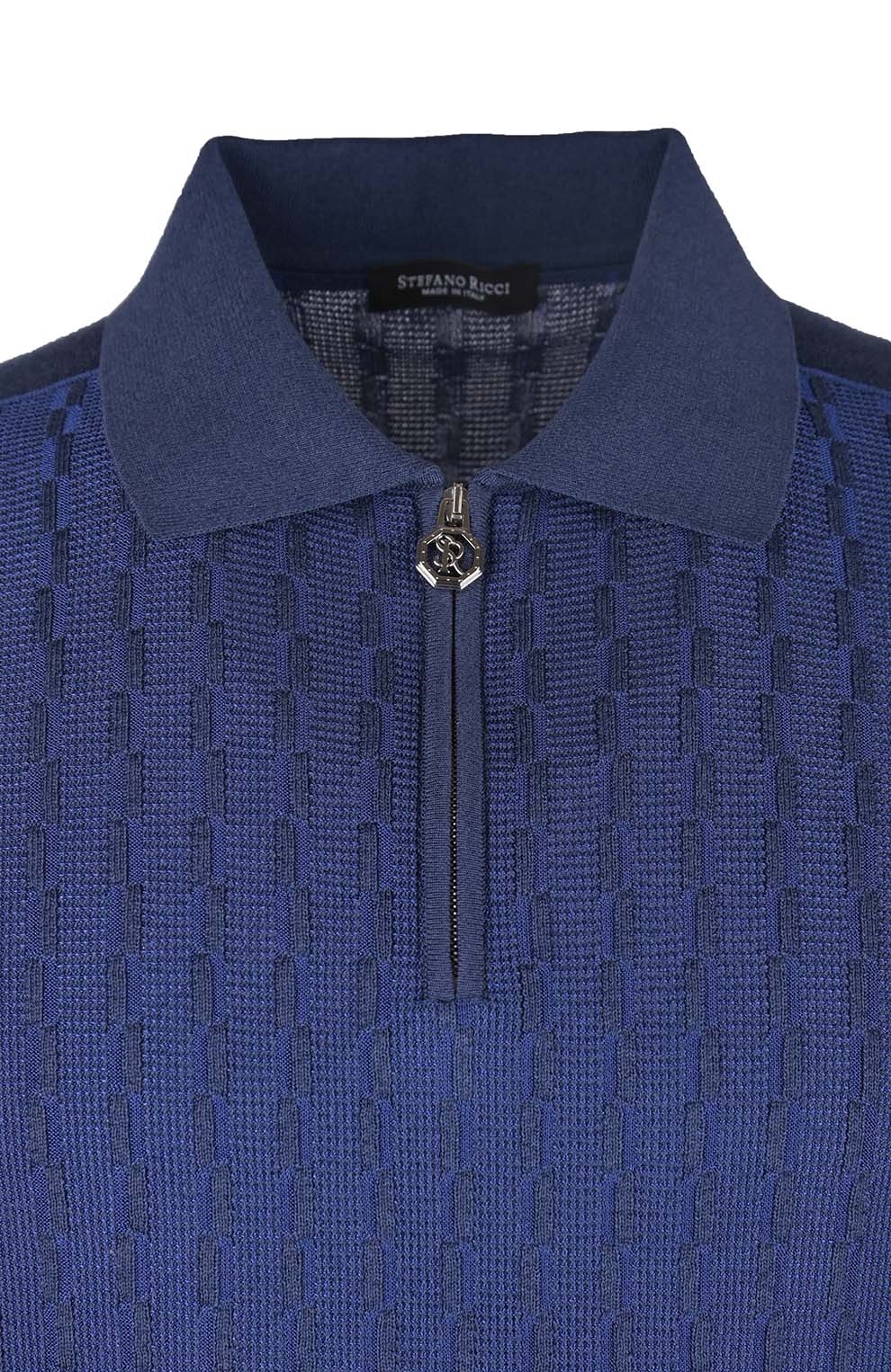 Поло из смеси шёлка и хлопка