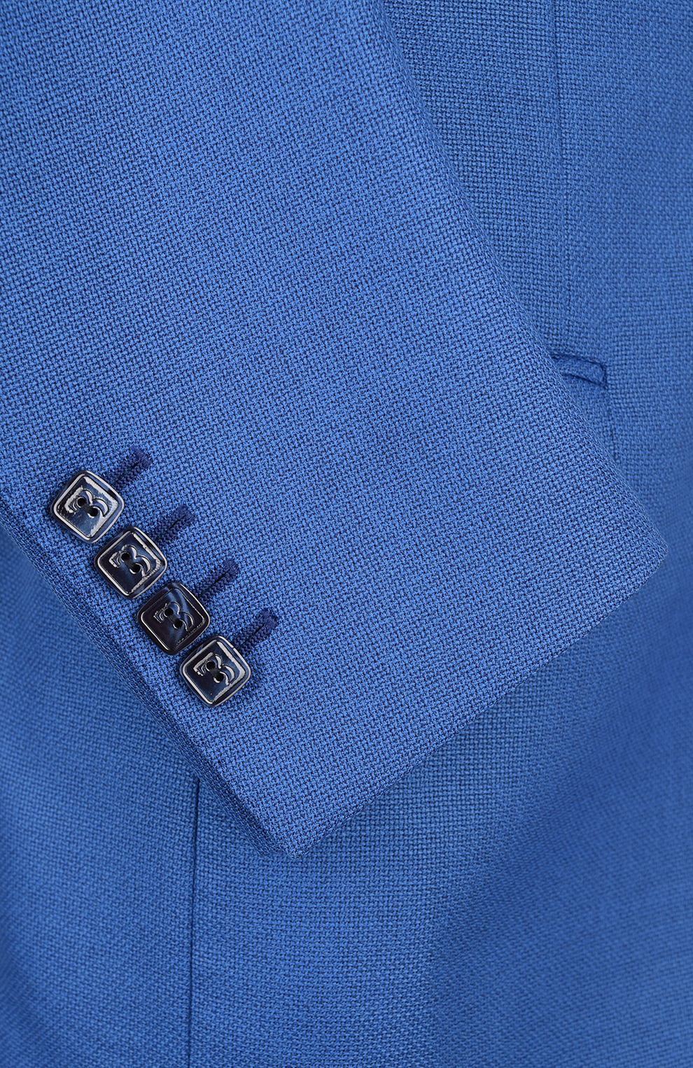 Однобортный пиджак из шерсти