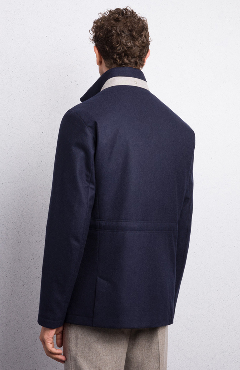 Куртка из смеси шерсти и кашемира