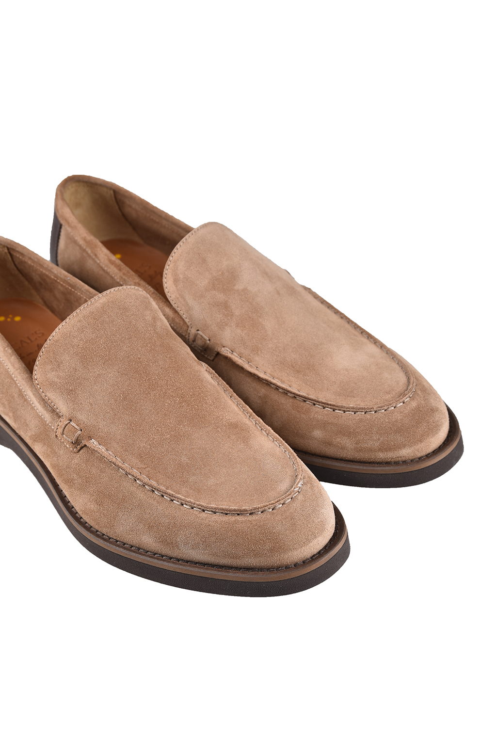 Замшевые лоферы