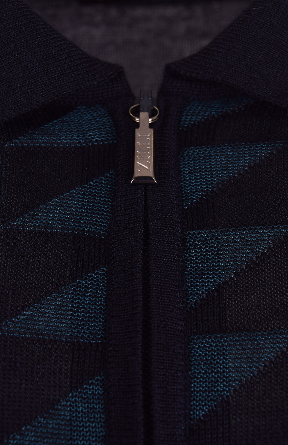 Поло с длинными рукавами из смеси кашемира и шелка