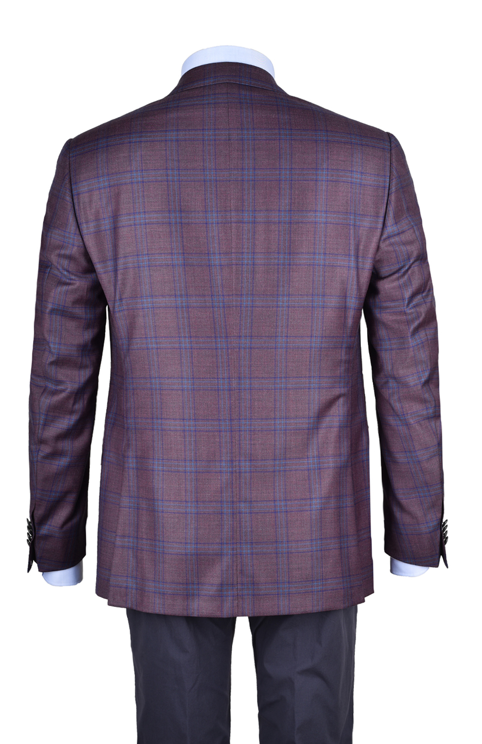 Пиджак из шерсти в клетку