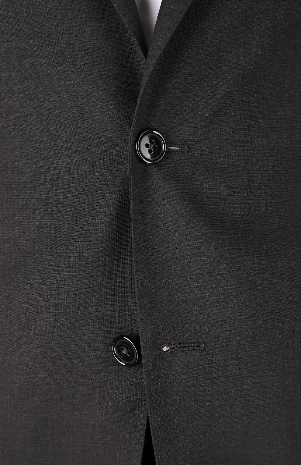 Шерстяной однобортный костюм