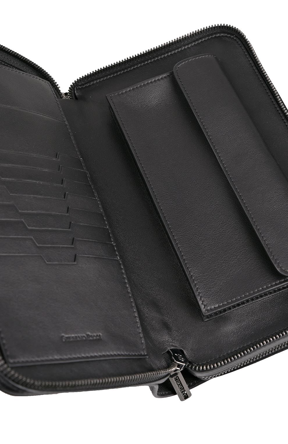 Борсетка с короткой ручкой из кожи с тисненым паттерном Asia