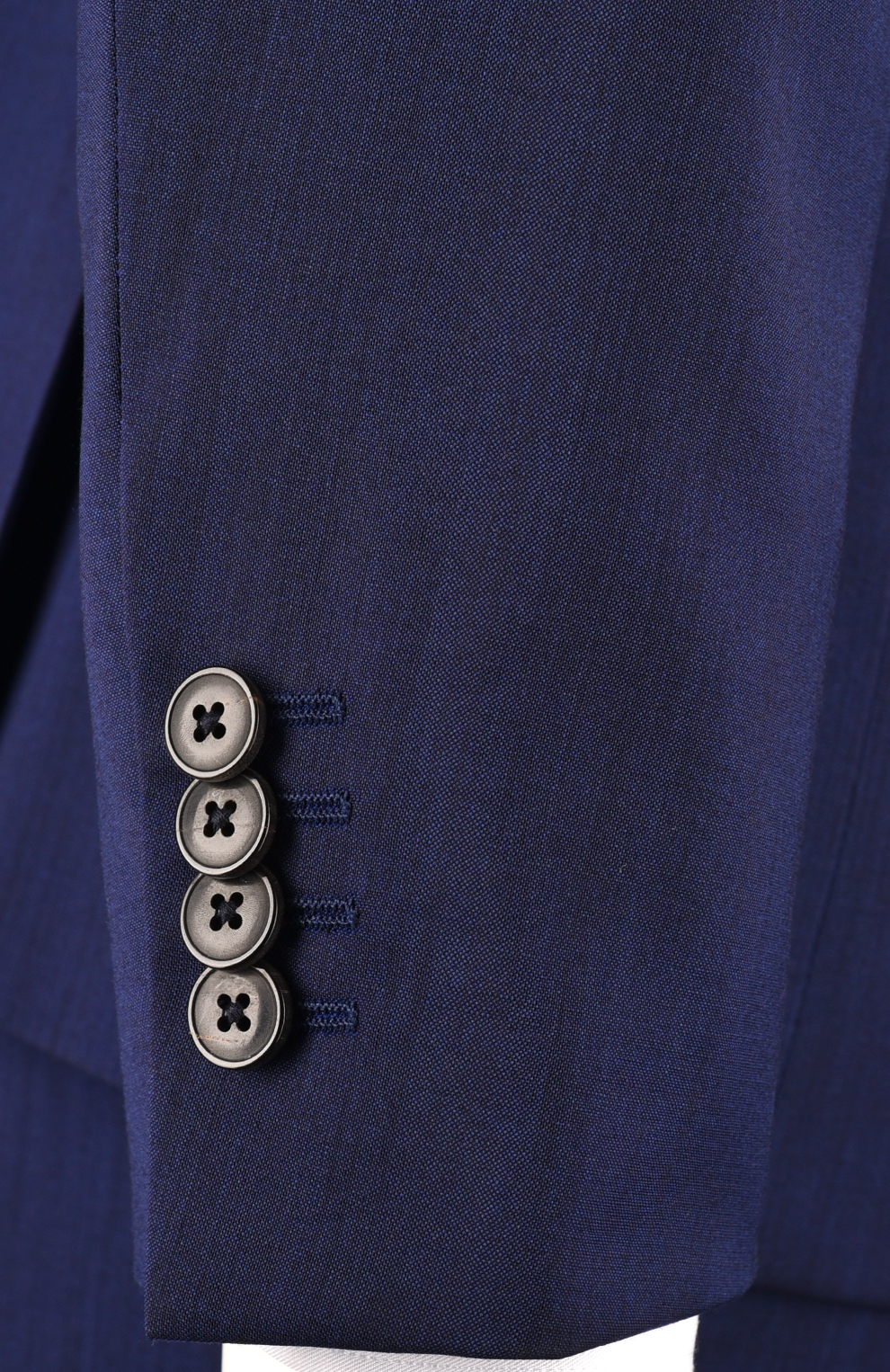 Шерстяной однобортный костюм