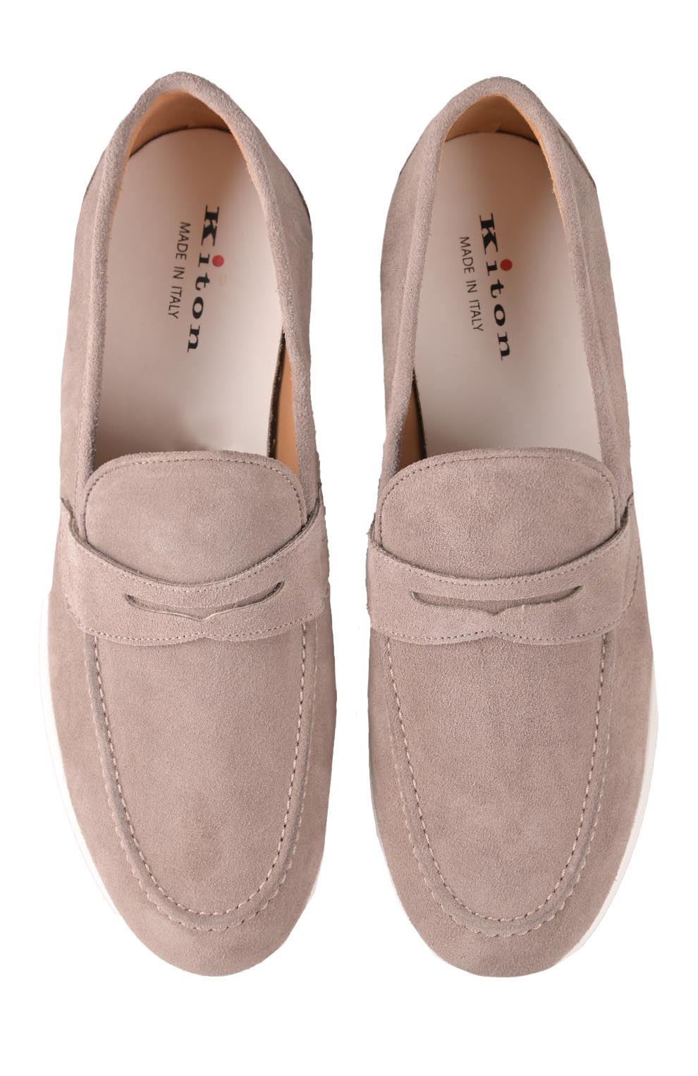 Замшевые пенни-лоферы