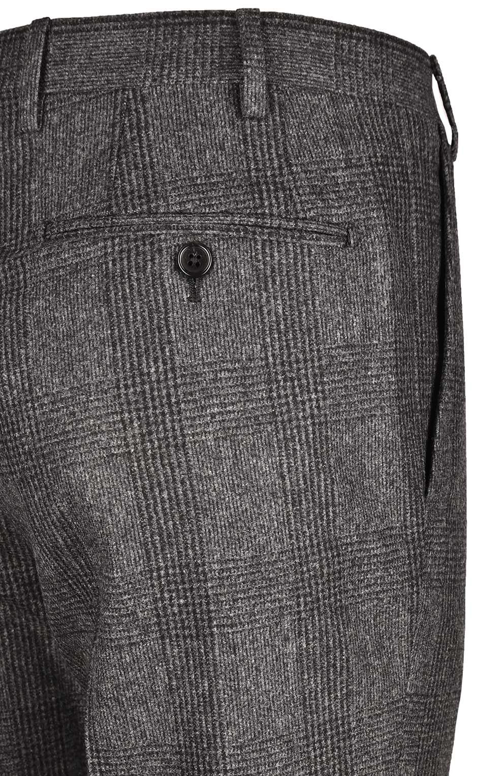 Шерстяные брюки в клетку