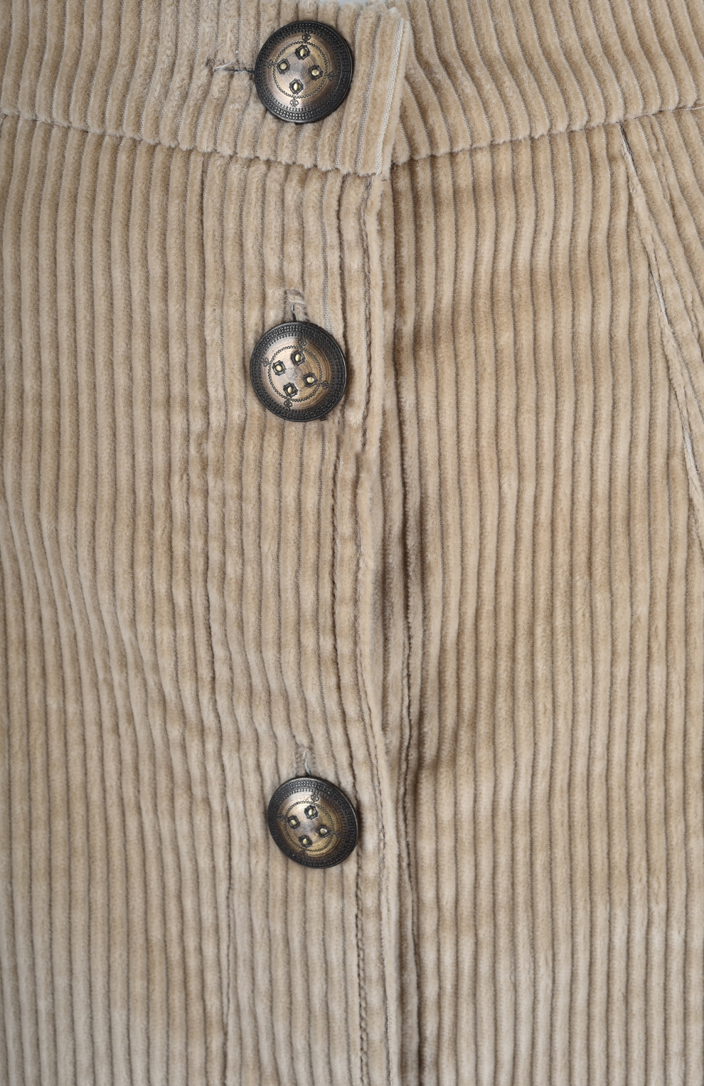 Юбка из хлопка на пуговицах