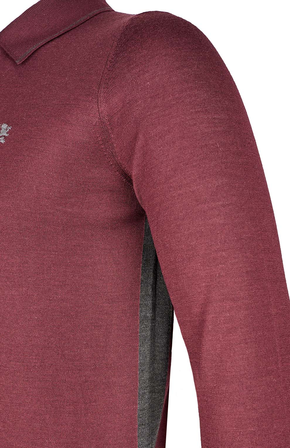 Поло из смеси шерсти, шёлка и кашемира