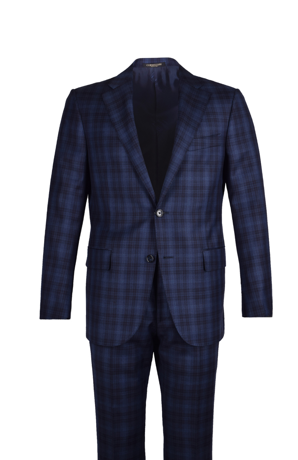 Шерстяной костюм с пиджаком на двух пуговицах