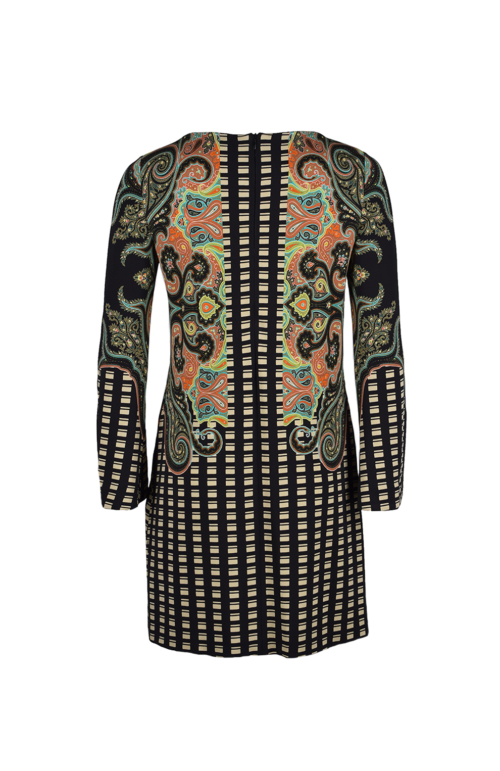 Платье А-силуэта с рукавами клёш