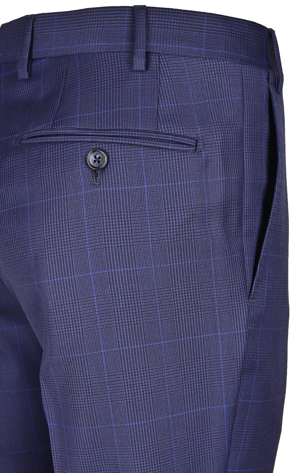 Шерстяные брюки в клетку