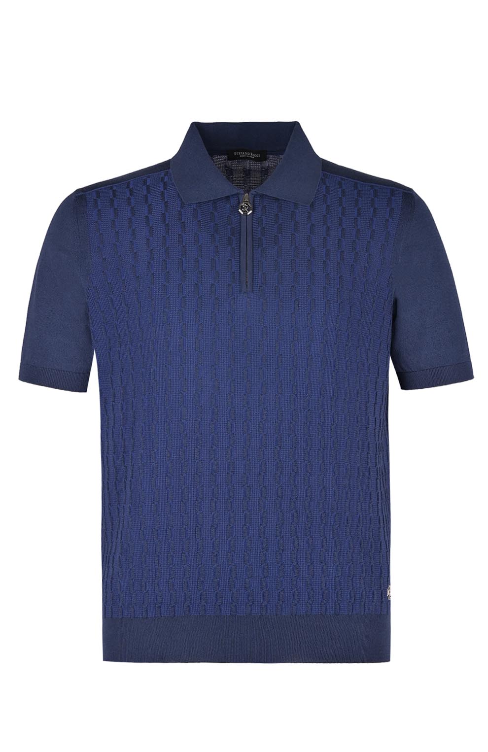 Поло из смеси шёлка и хлопка