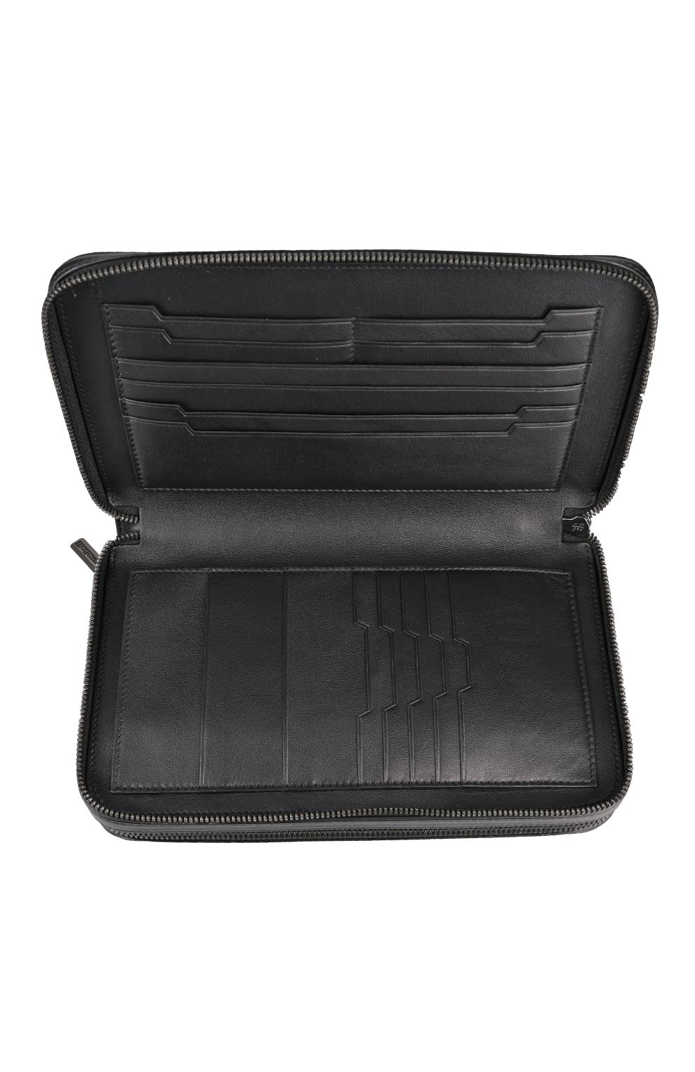 Борсетка с короткой ручкой из кожи с тисненым паттерном Asia