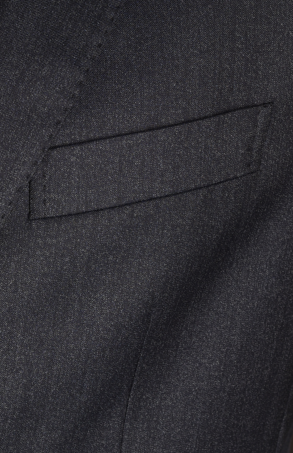 Костюм из смеси шерсти и шёлка с меланжевым эффектом