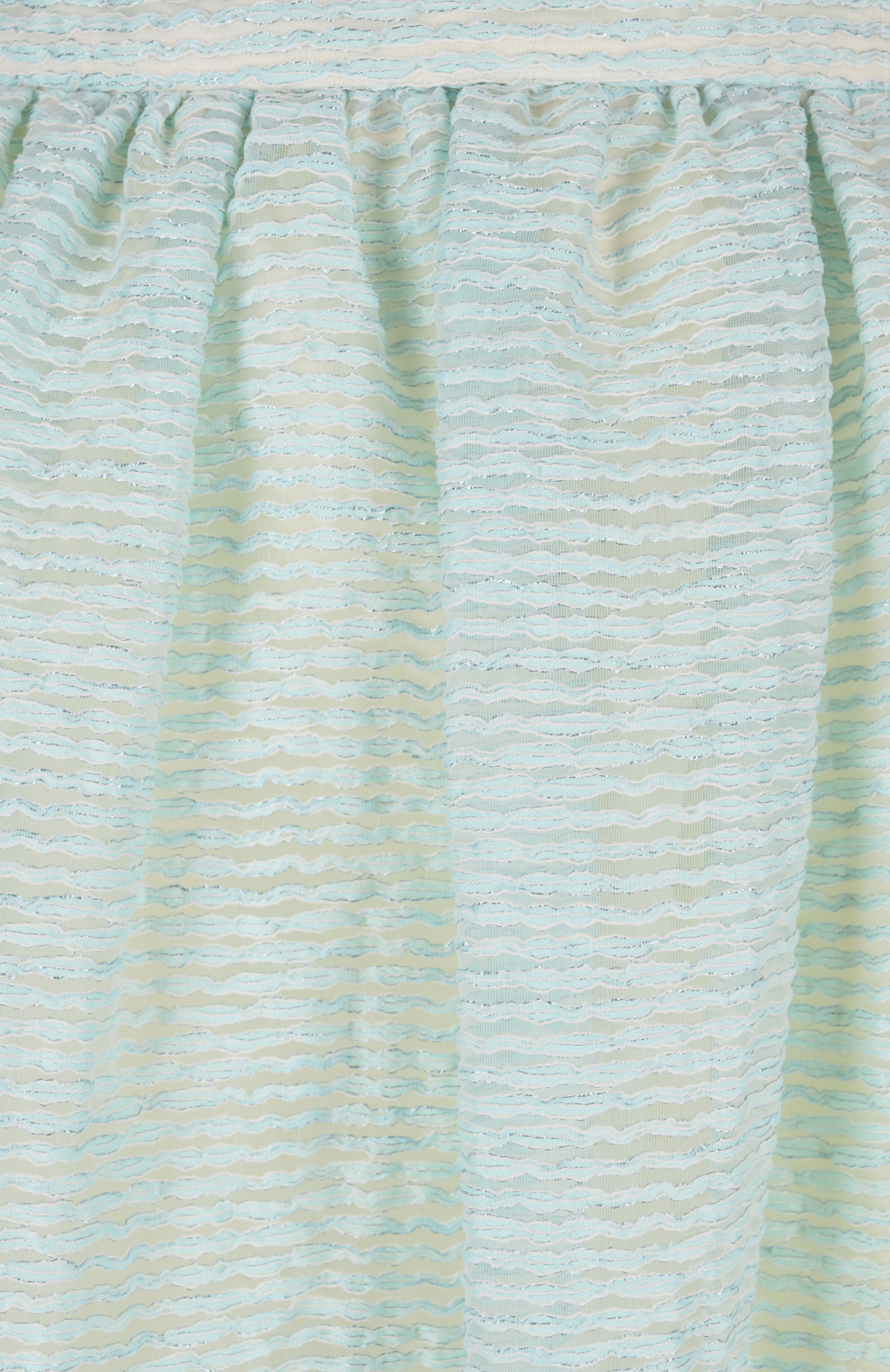 Юбка из полупрозрачной ткани с подкладом