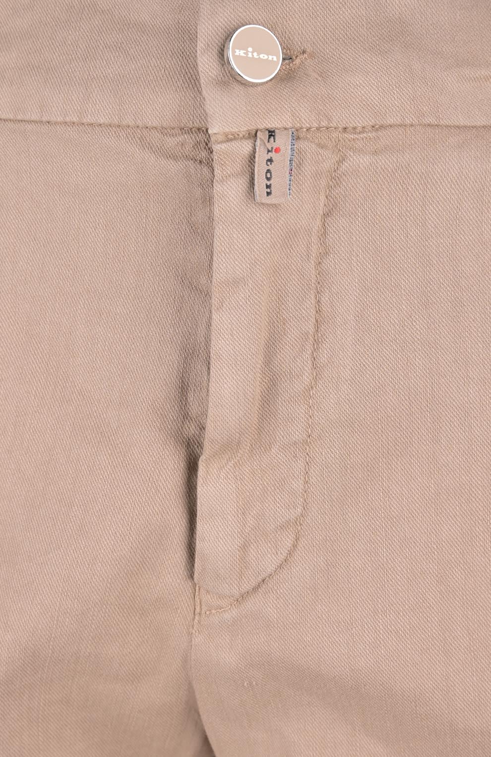 Брюки из льна и хлопка