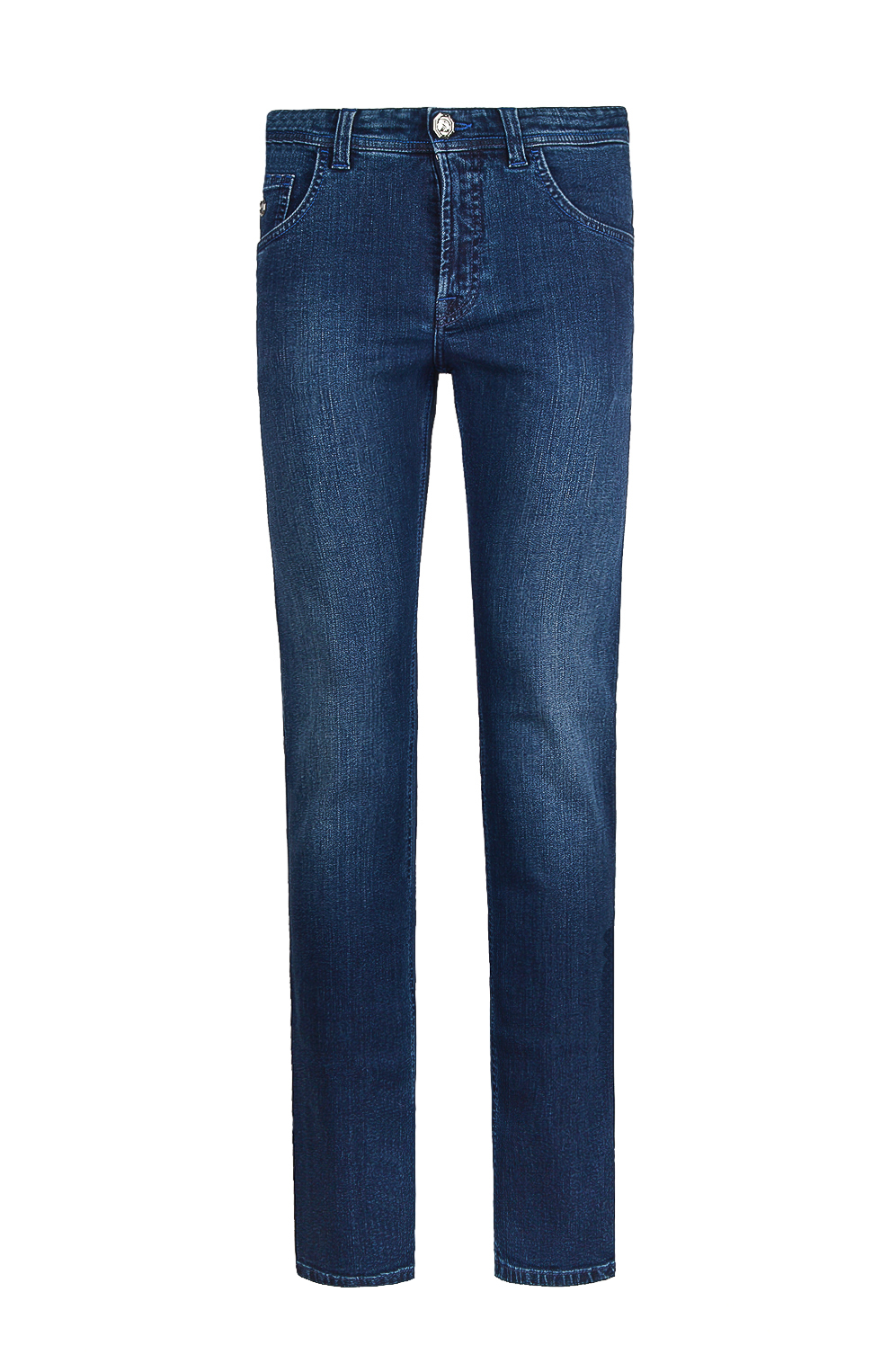 Джинсы с вышивкой на заднем кармане