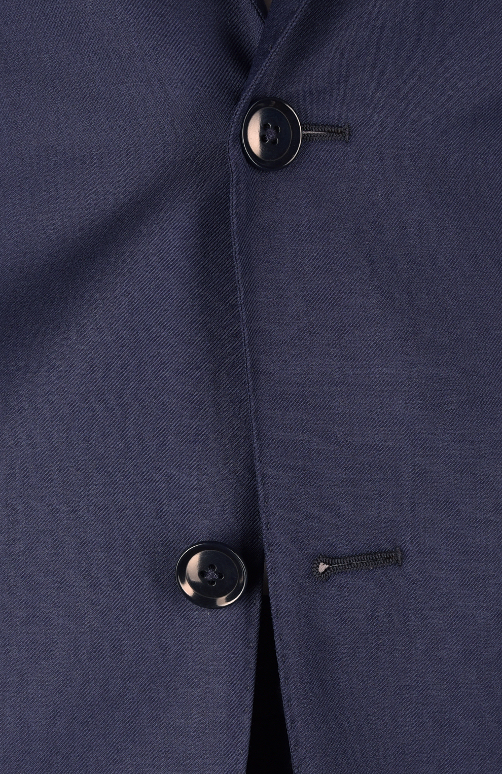 Шерстяной однобортный костюм