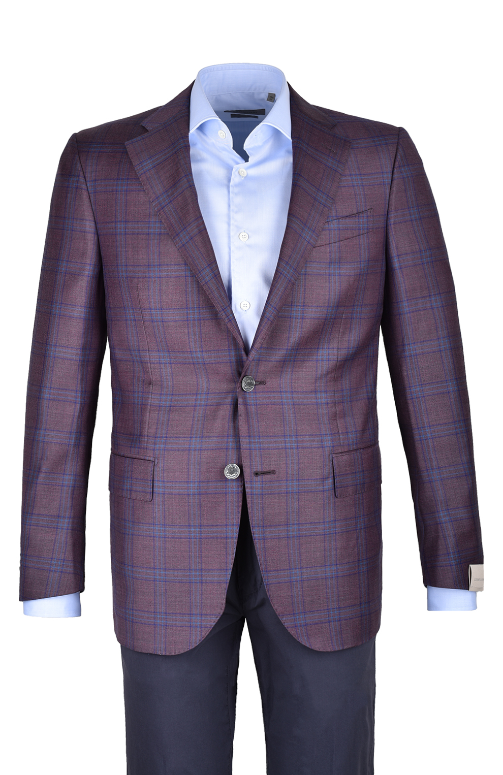 Пиджак из шерсти в клетку