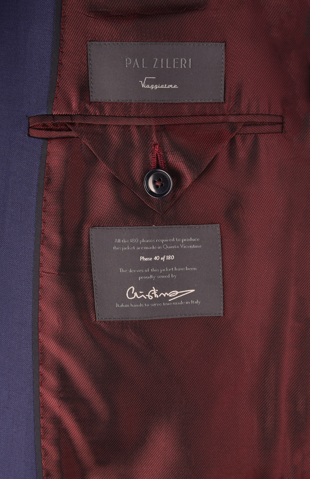 Шерстяной однобортный костюм