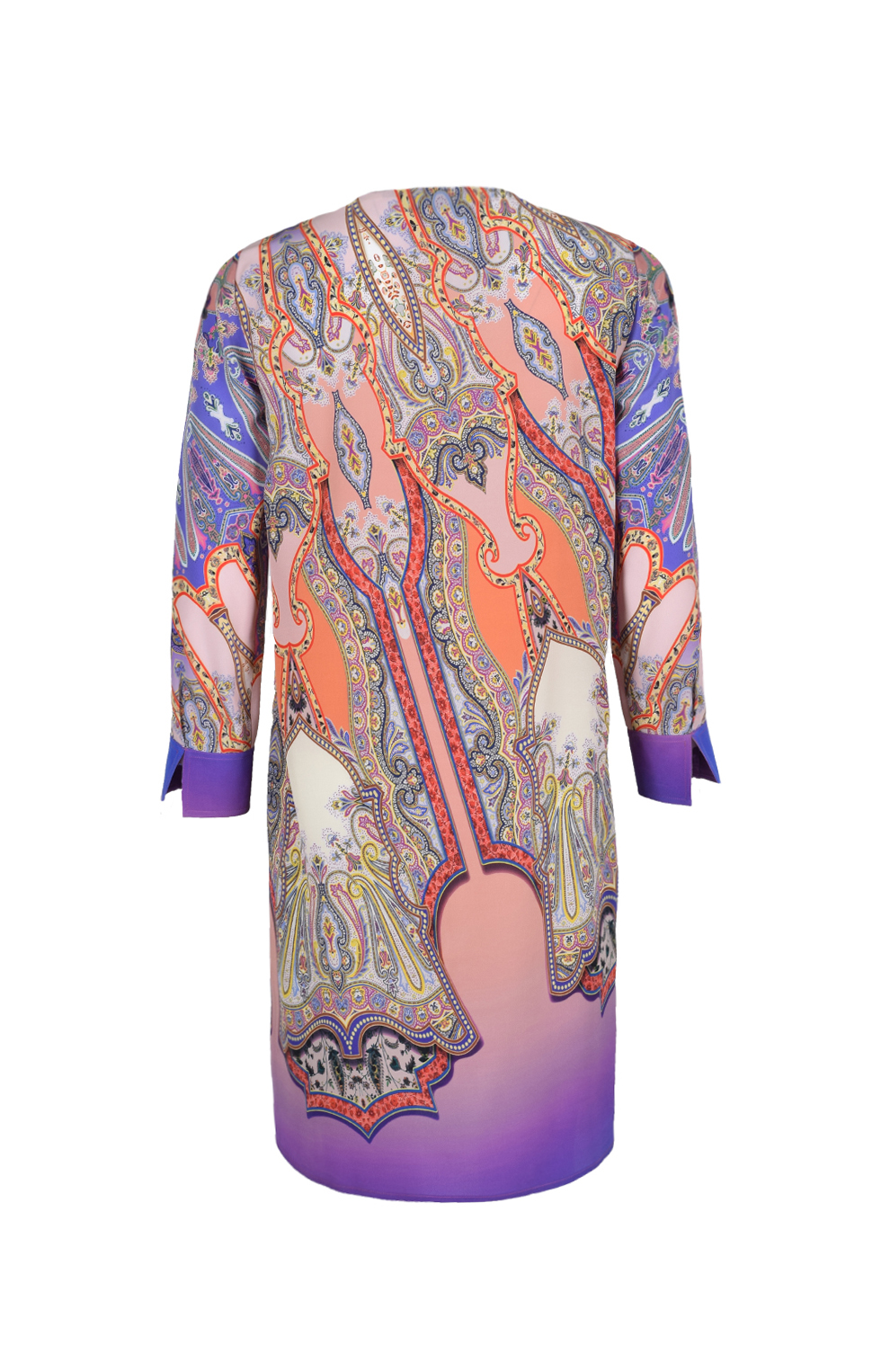 Платье из шёлка прямого кроя