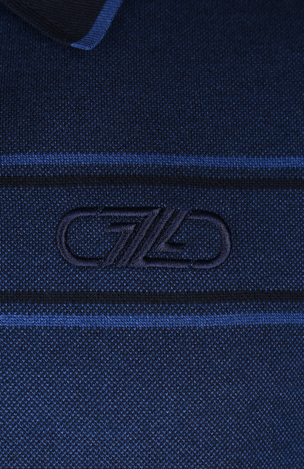 Поло из смеси шёлка и хлопка