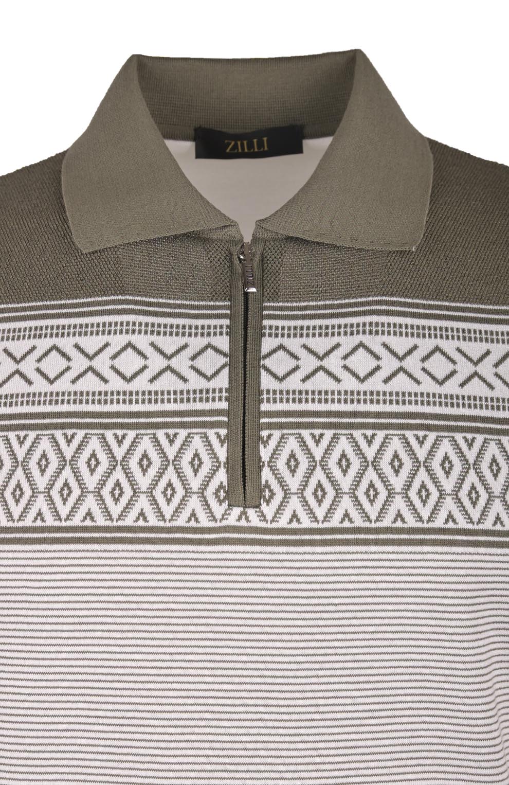 Поло из смеси шёлка и хлопка