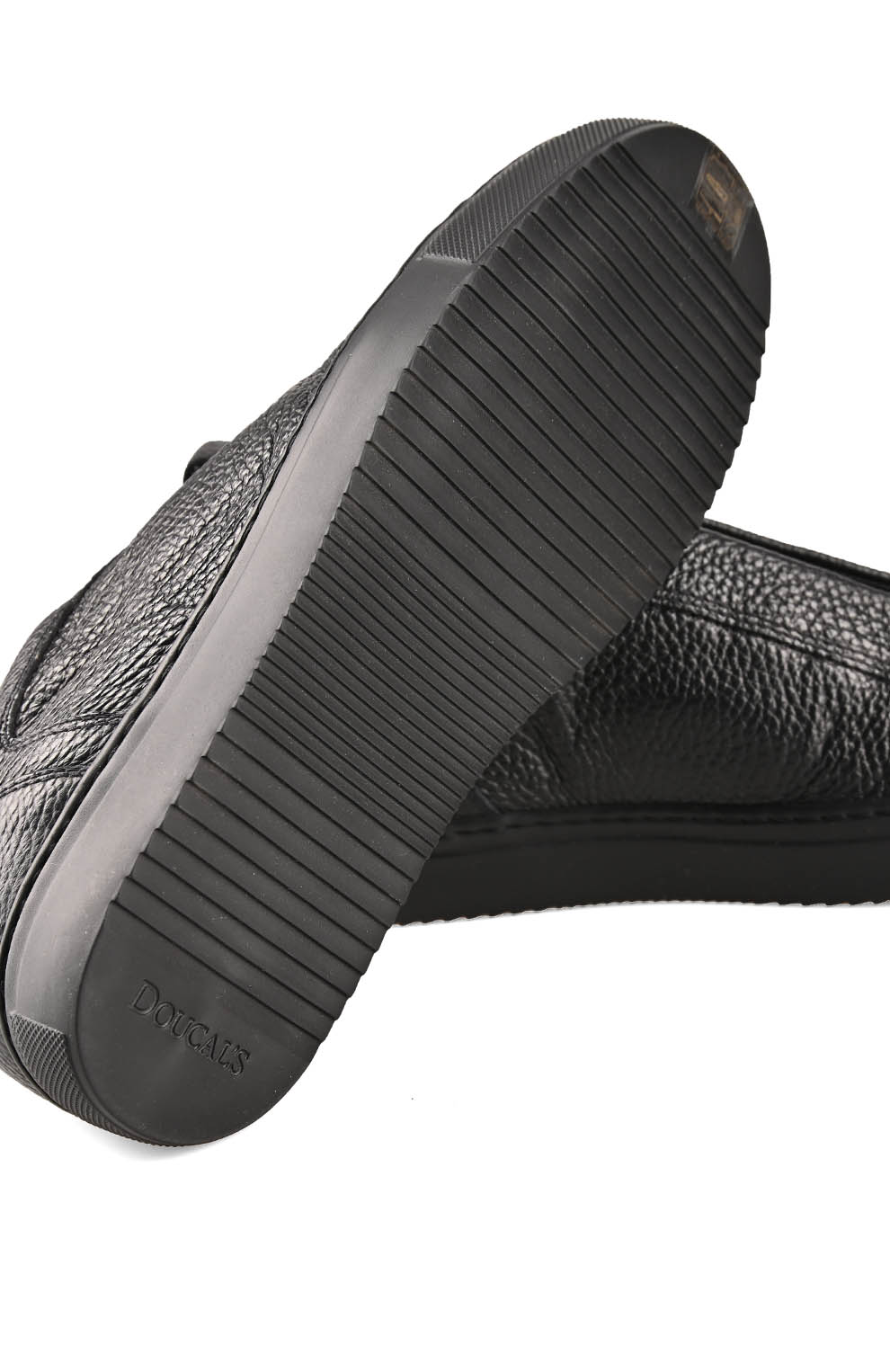 Кожаные кеды без шнуровки