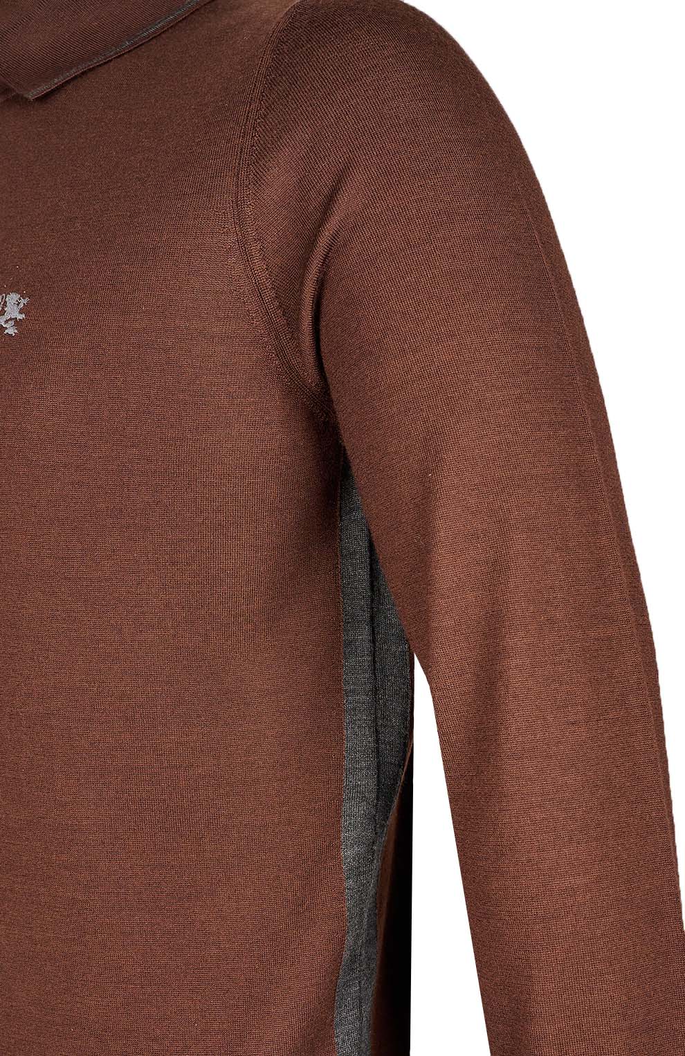 Поло из смеси шерсти, шёлка и кашемира