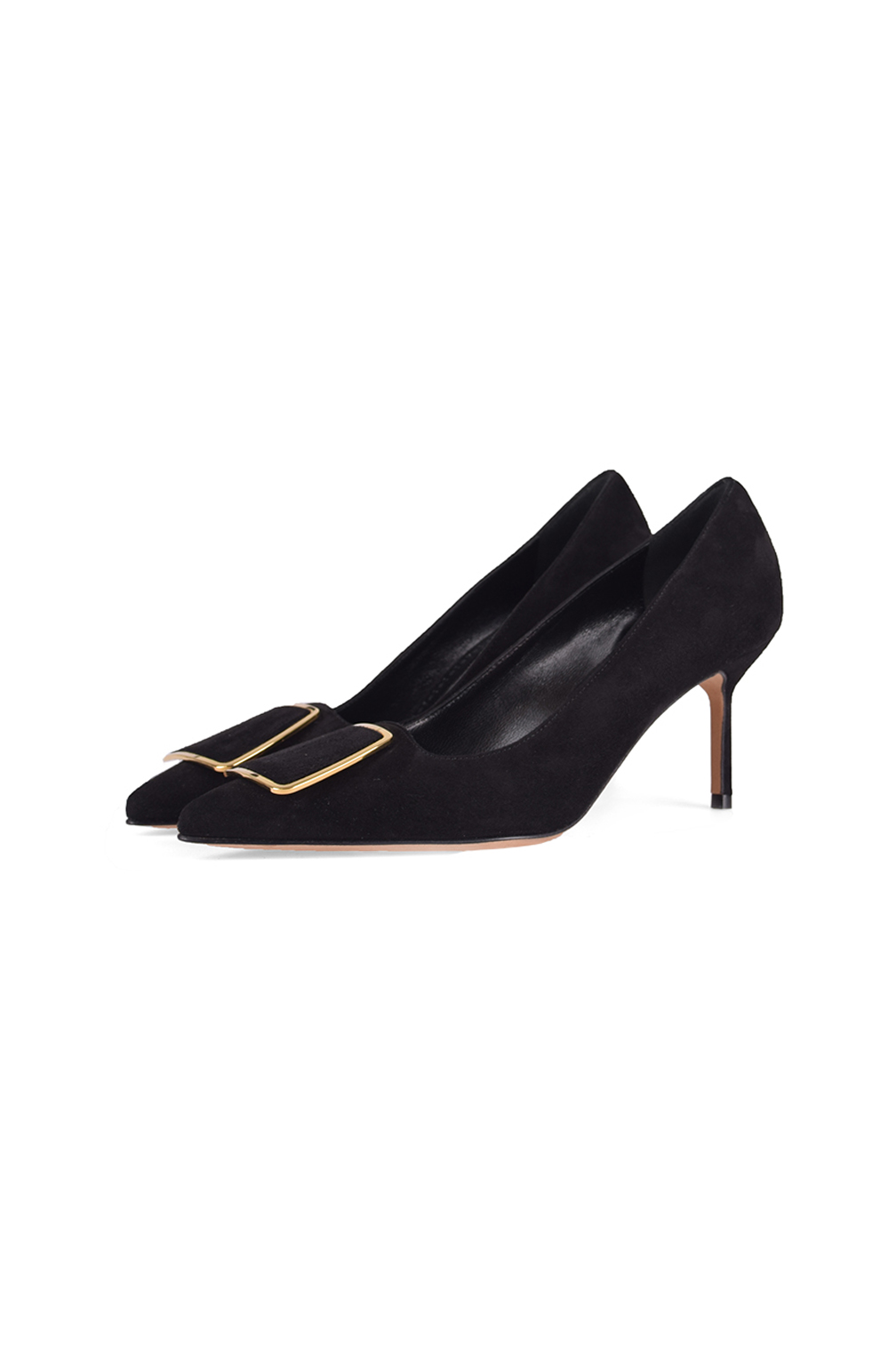 туфли-лодочки 'Gonone 70' с золотой пряжкой