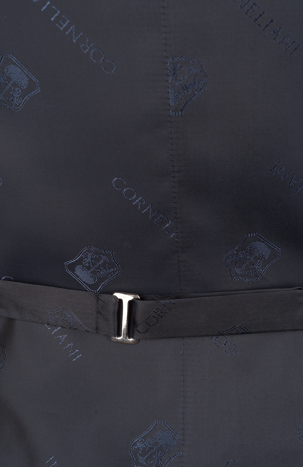 Шерстяной костюм-тройка в полоску