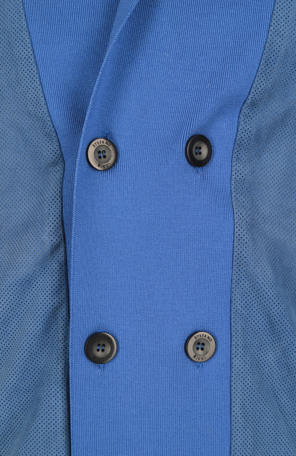 Кардиган из шёлка с замшевой отделкой