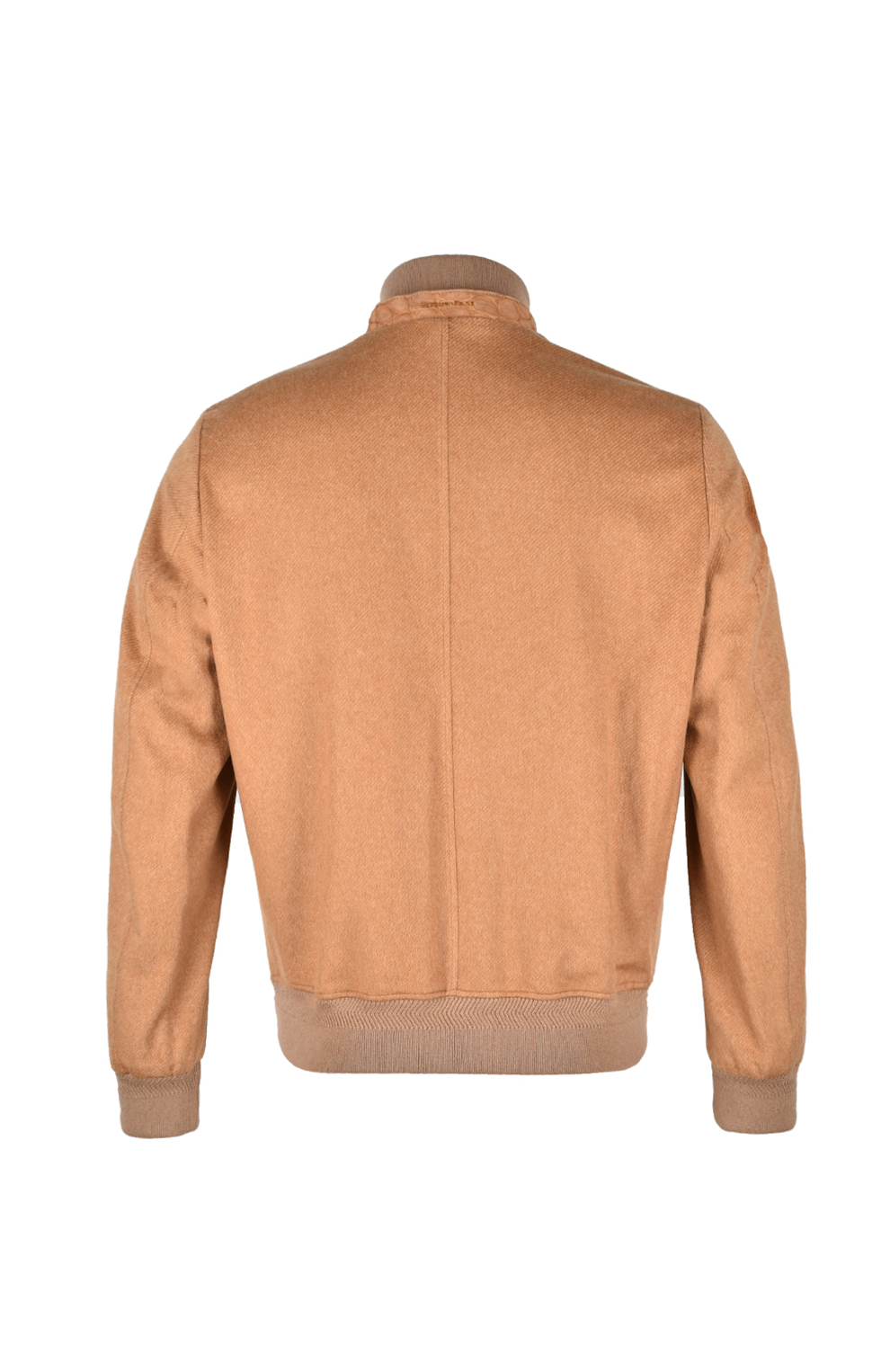 Куртка-бомбер из кашемира и шерсти викуньи со вставками из кожи крокодила