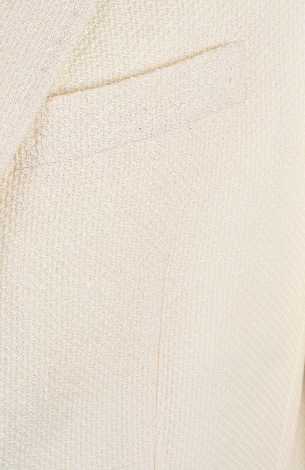 Однобортный пиджак из смеси шерсти и хлопка