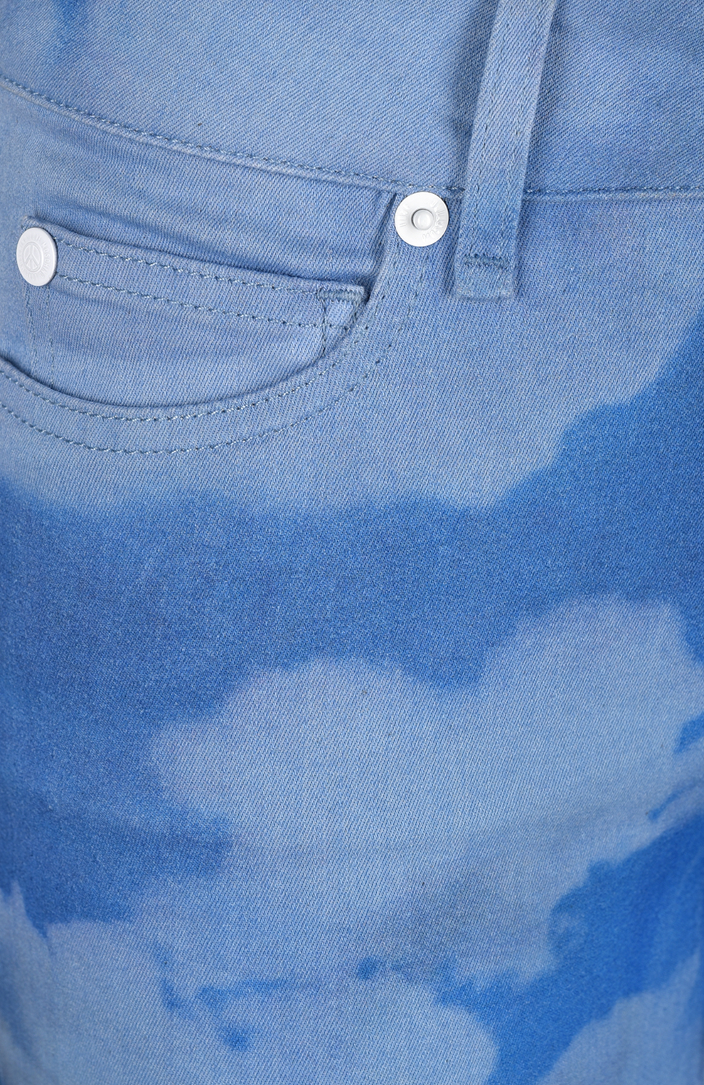 Джинсы с принтом