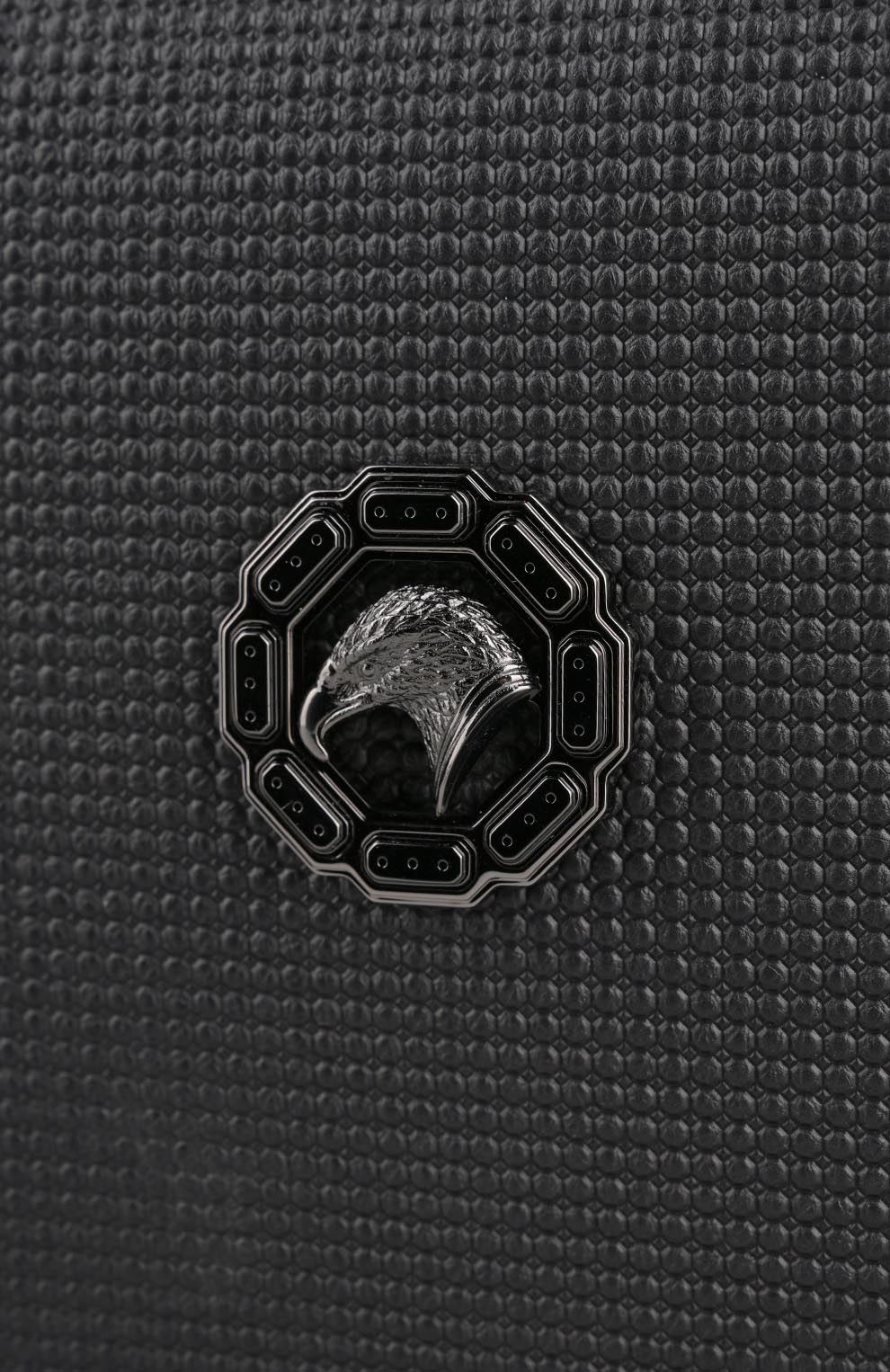 Борсетка с короткой ручкой из кожи с тисненым паттерном Asia