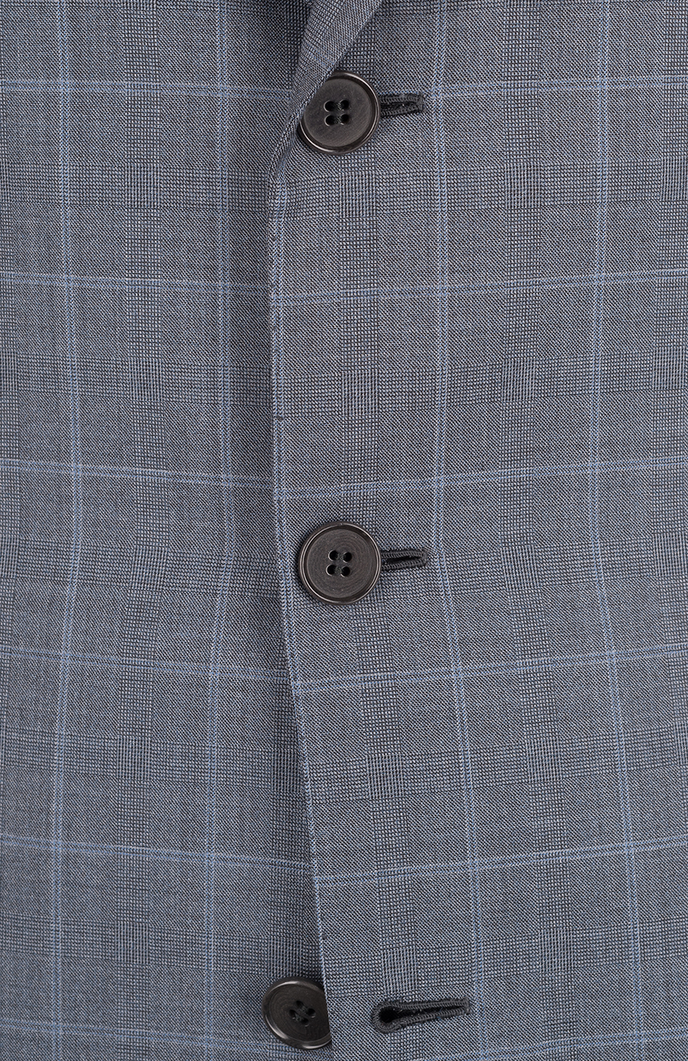 Однобортный костюм из смеси шерсти и шёлка