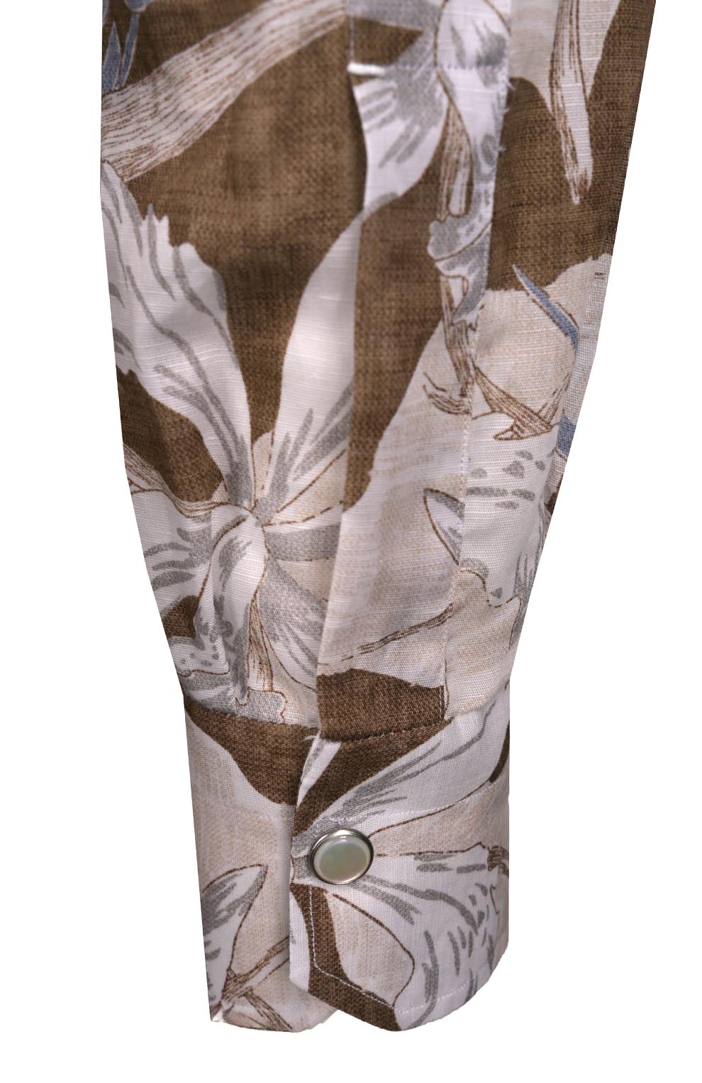 Рубашка из хлопка и льна