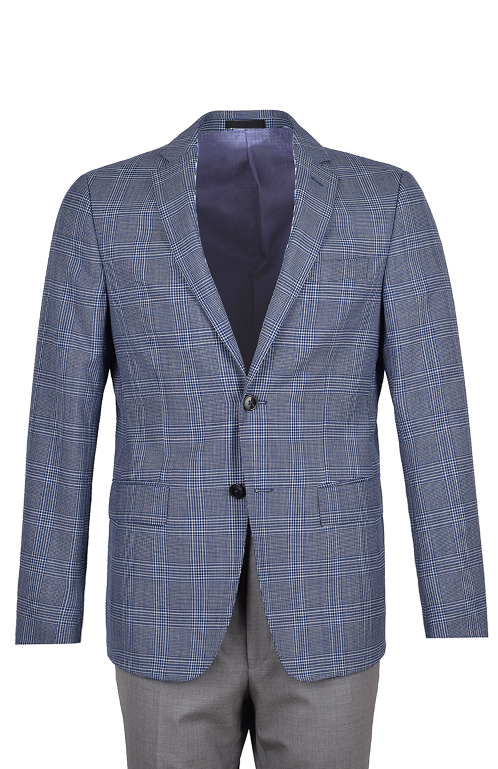 Однобортный пиджак из шерсти