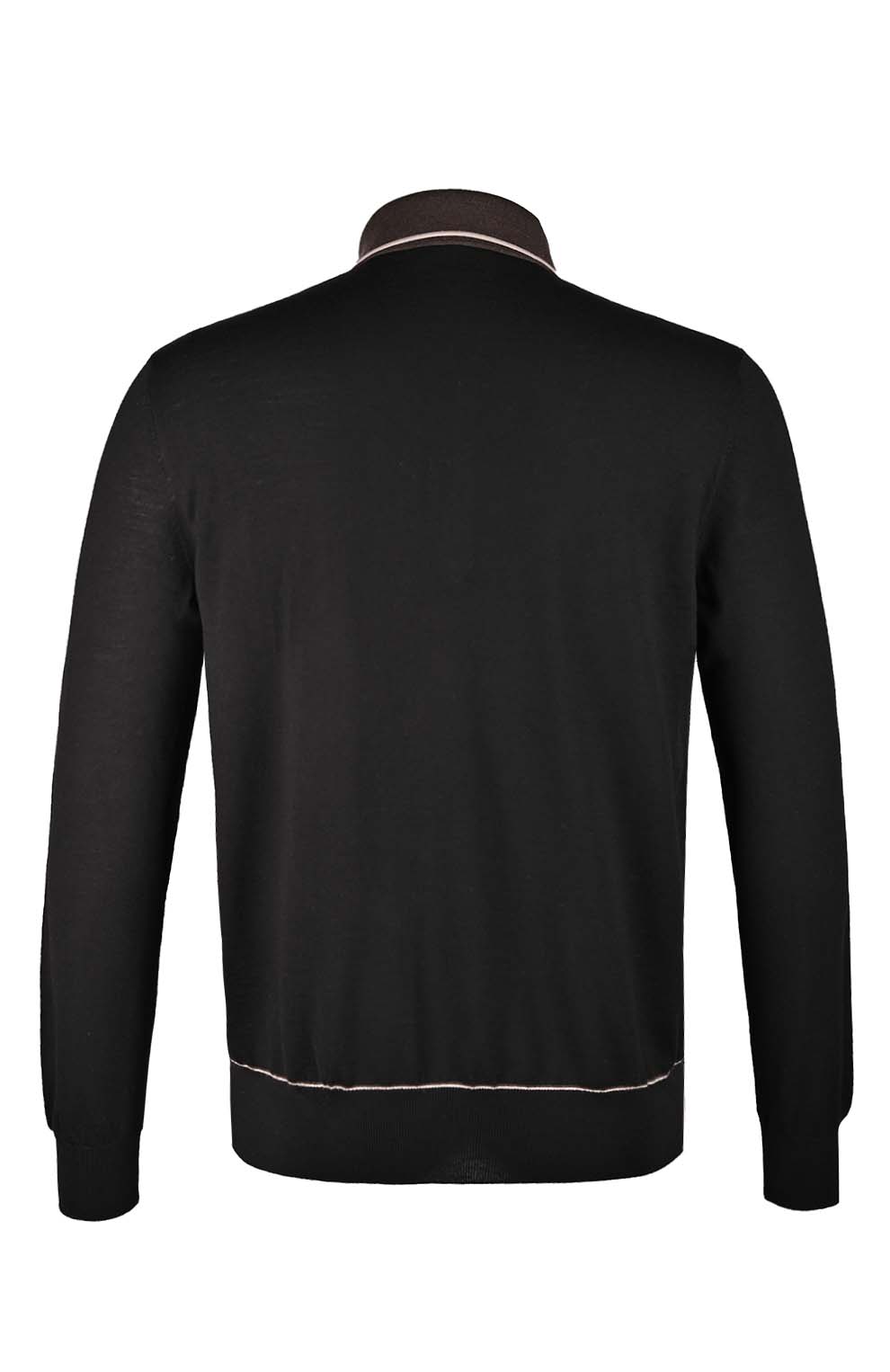 Поло из смеси шерсти и шёлка