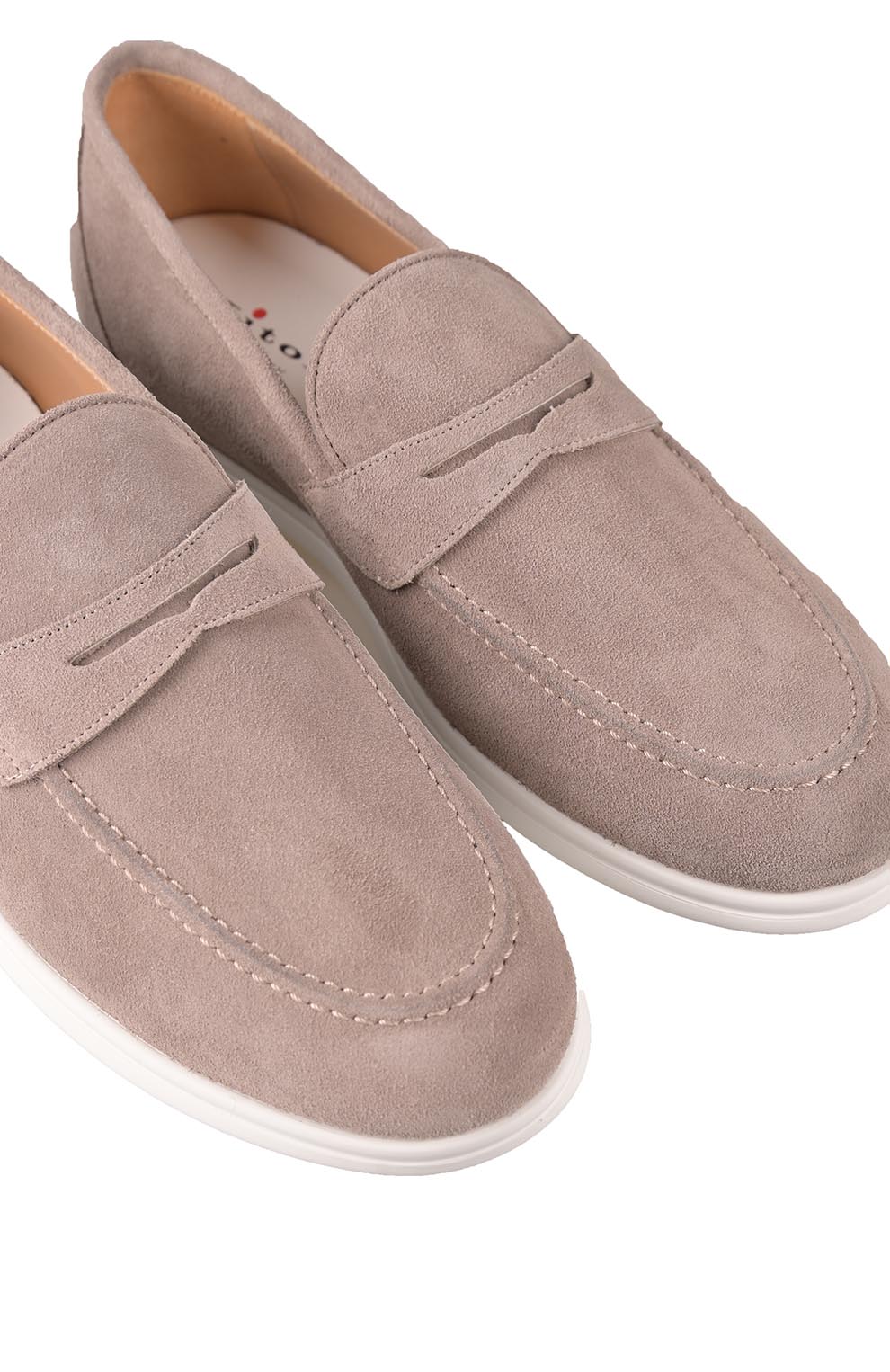 Замшевые пенни-лоферы