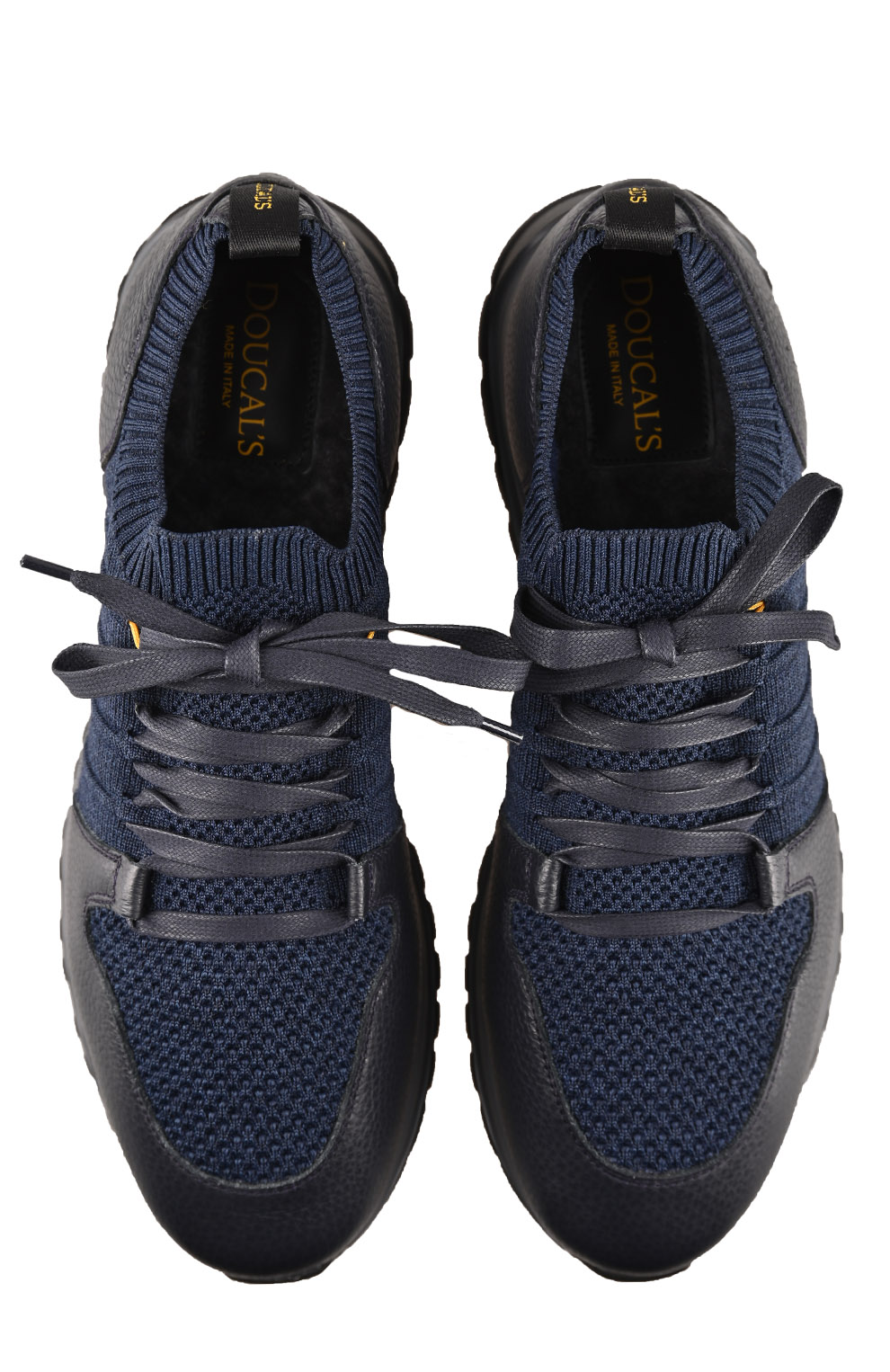 Комбинированные кроссовки с меховым утеплением