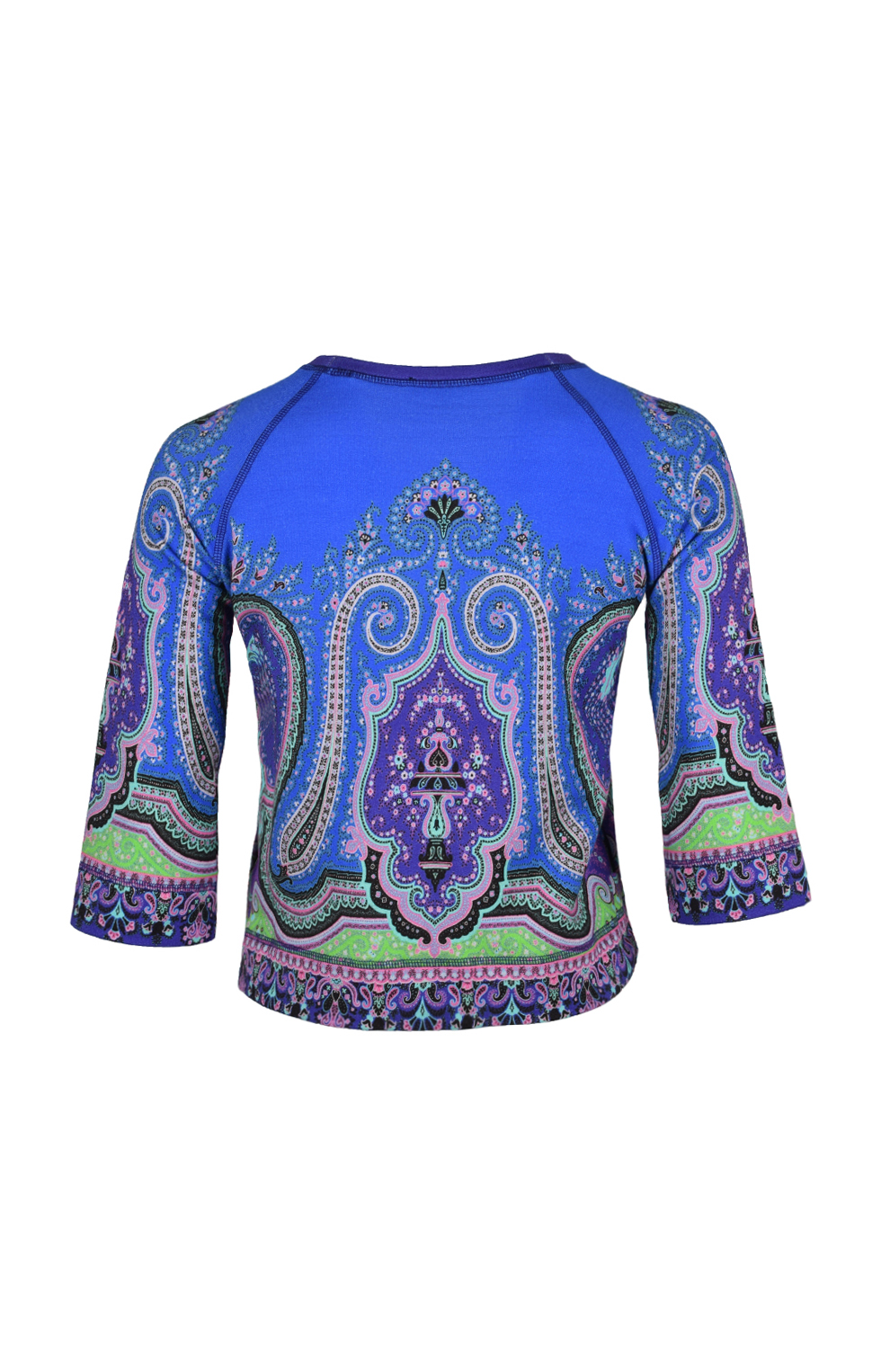 Хлопковый джемпер с круглым вырезом