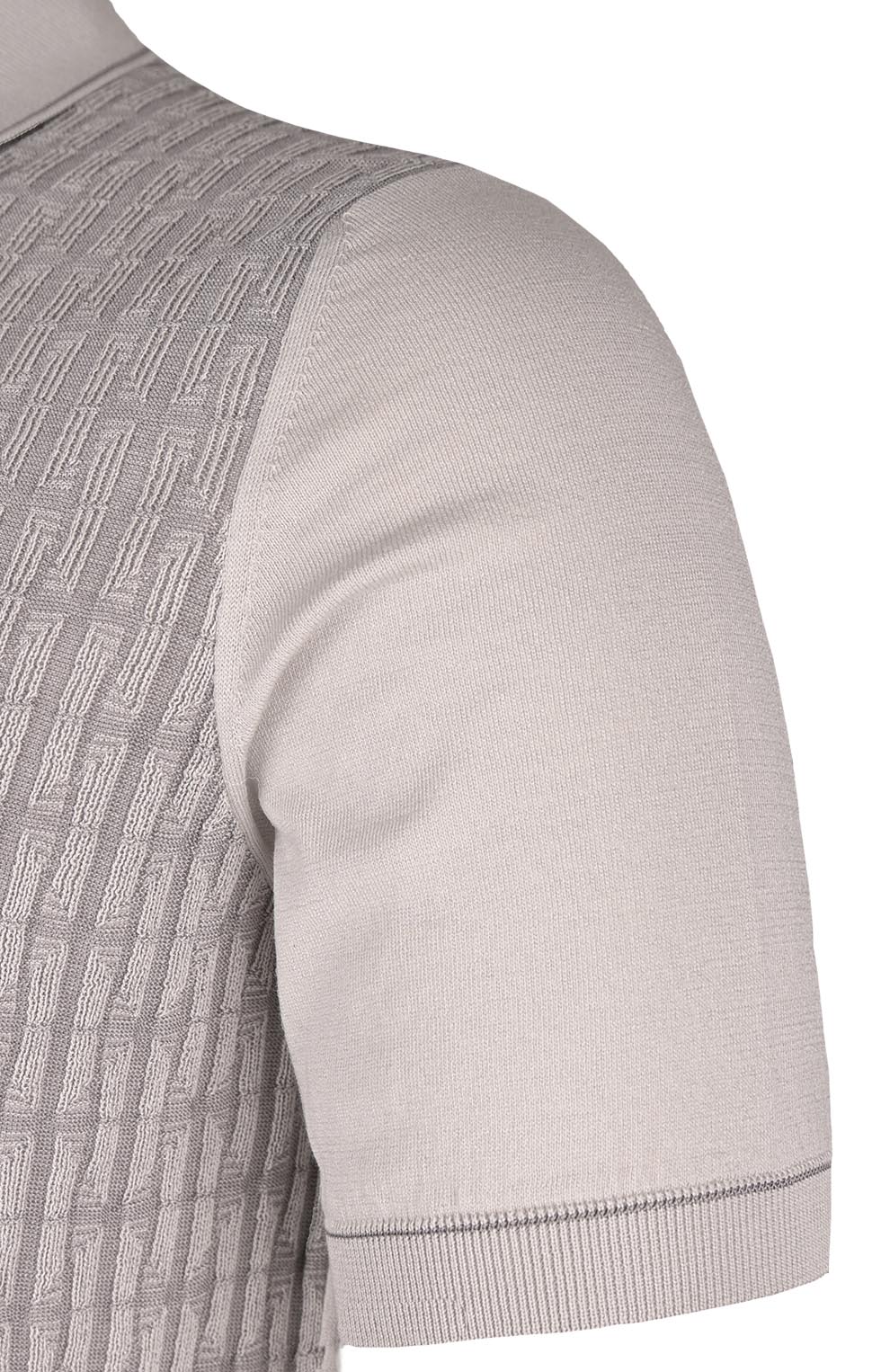 Поло из смеси шёлка и хлопка