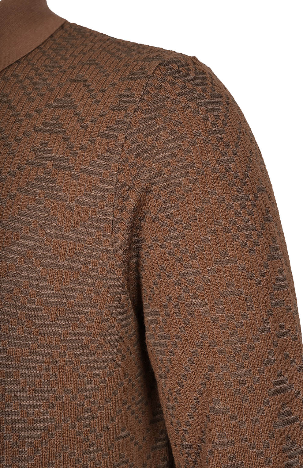 Поло из смеси шерсти, шёлка и кашемира