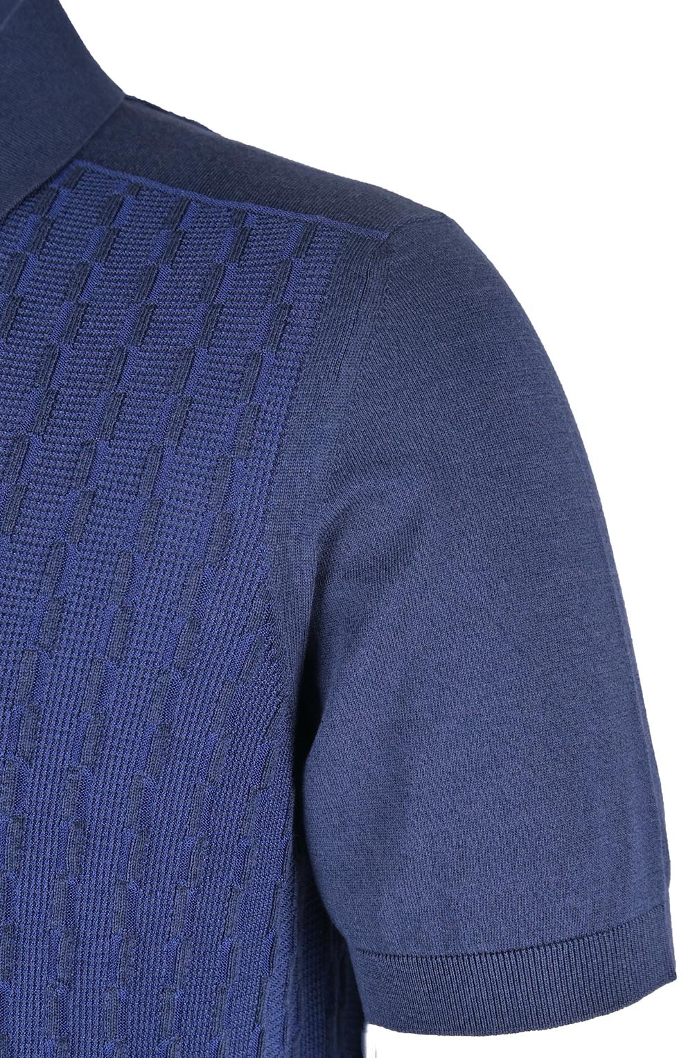 Поло из смеси шёлка и хлопка