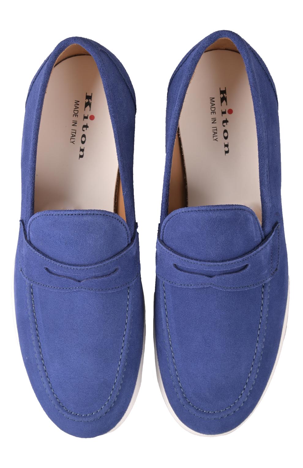 Замшевые пенни-лоферы