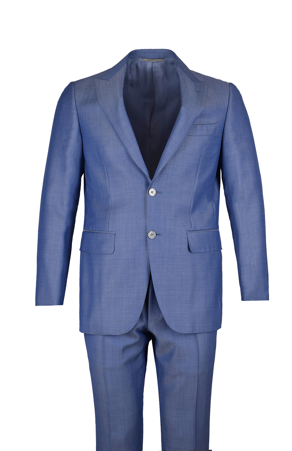 Однобортный шерстяной костюм